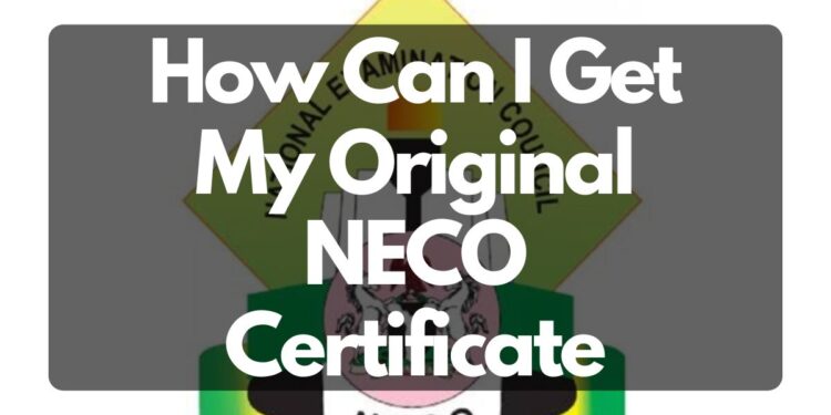 How Can I Get My Original NECO Certificate
