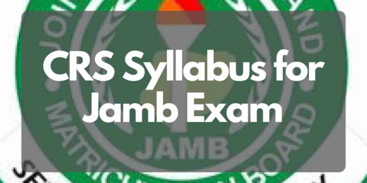 CRS Syllabus for Jamb Exam