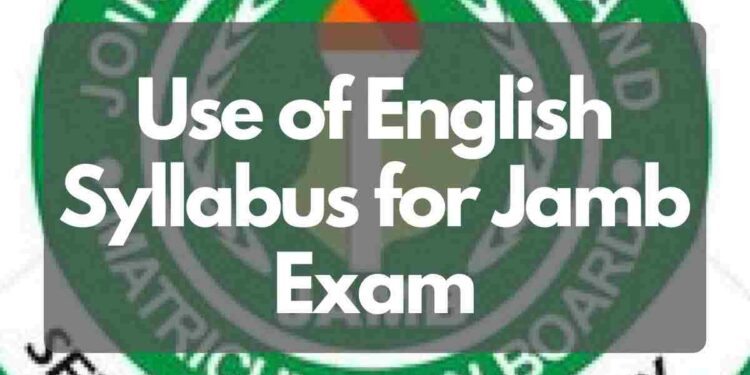 English Syllabus for Jamb Exam