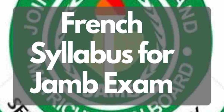 French Syllabus for Jamb Exam
