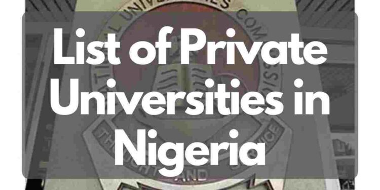 List of Private Universities in Nigeria