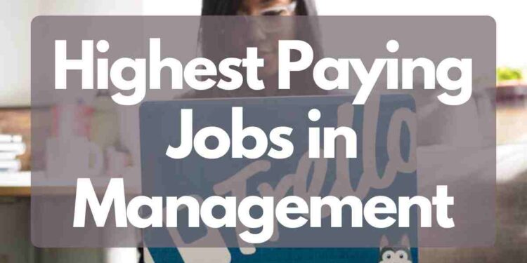 Highest Paying Jobs in Management